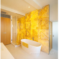Custom backlit onyx panels and slabs